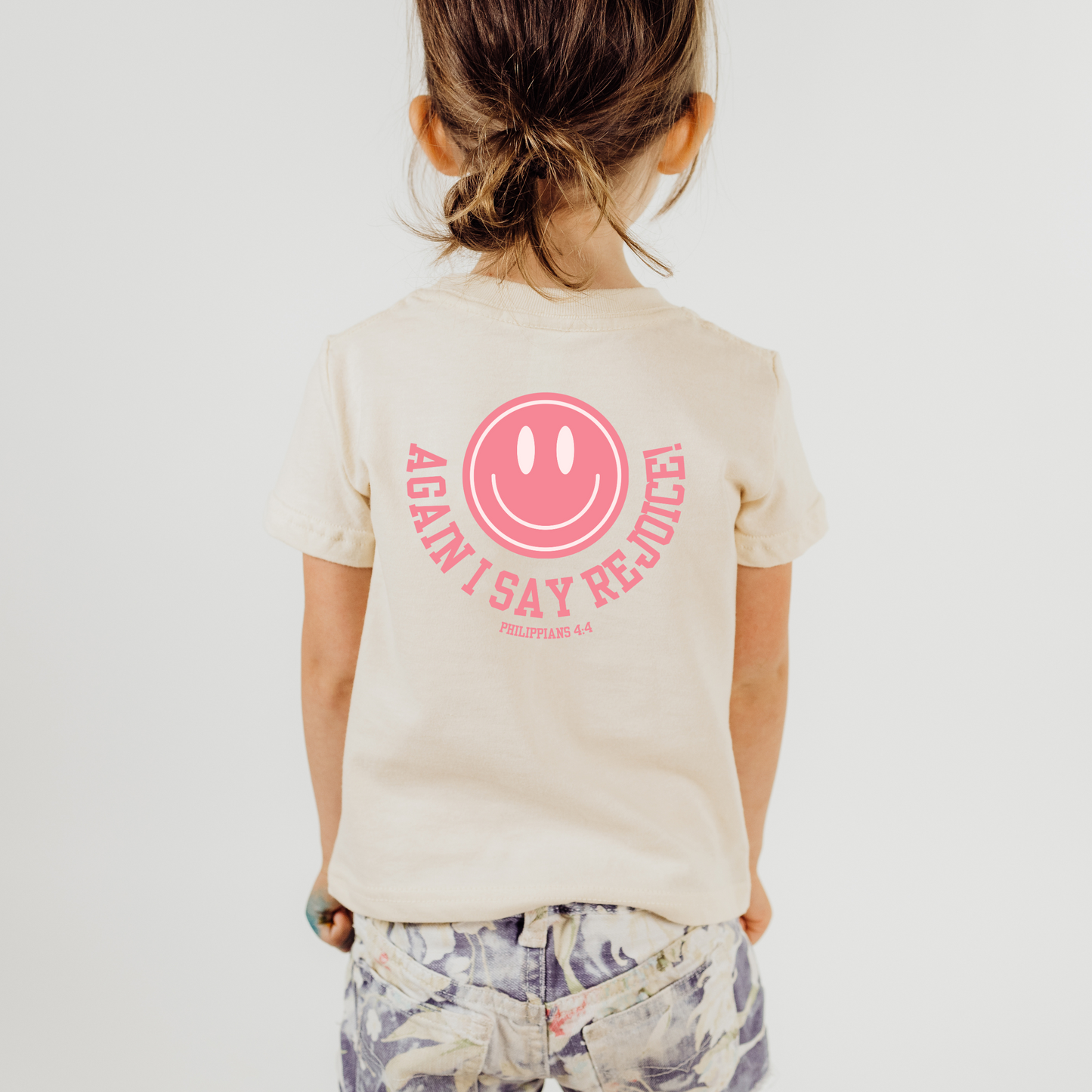 REJOICE! Kids T-Shirt in PINK