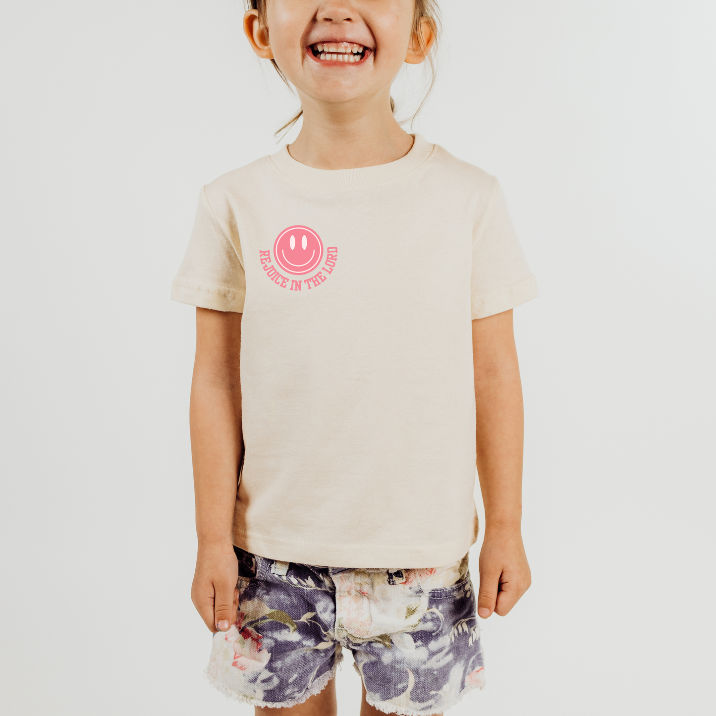 REJOICE! Kids T-Shirt in PINK