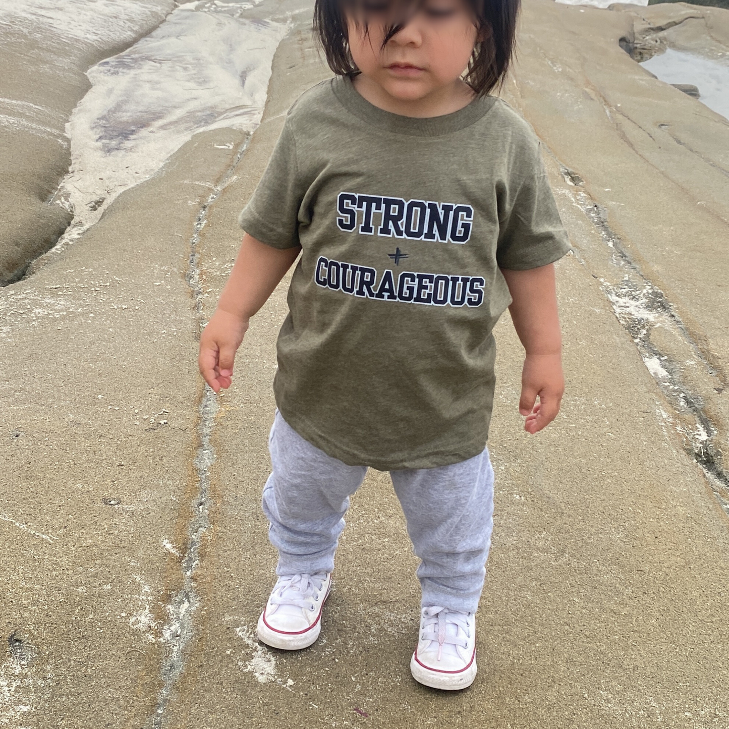 Strong + Courageous Toddler T-shirt