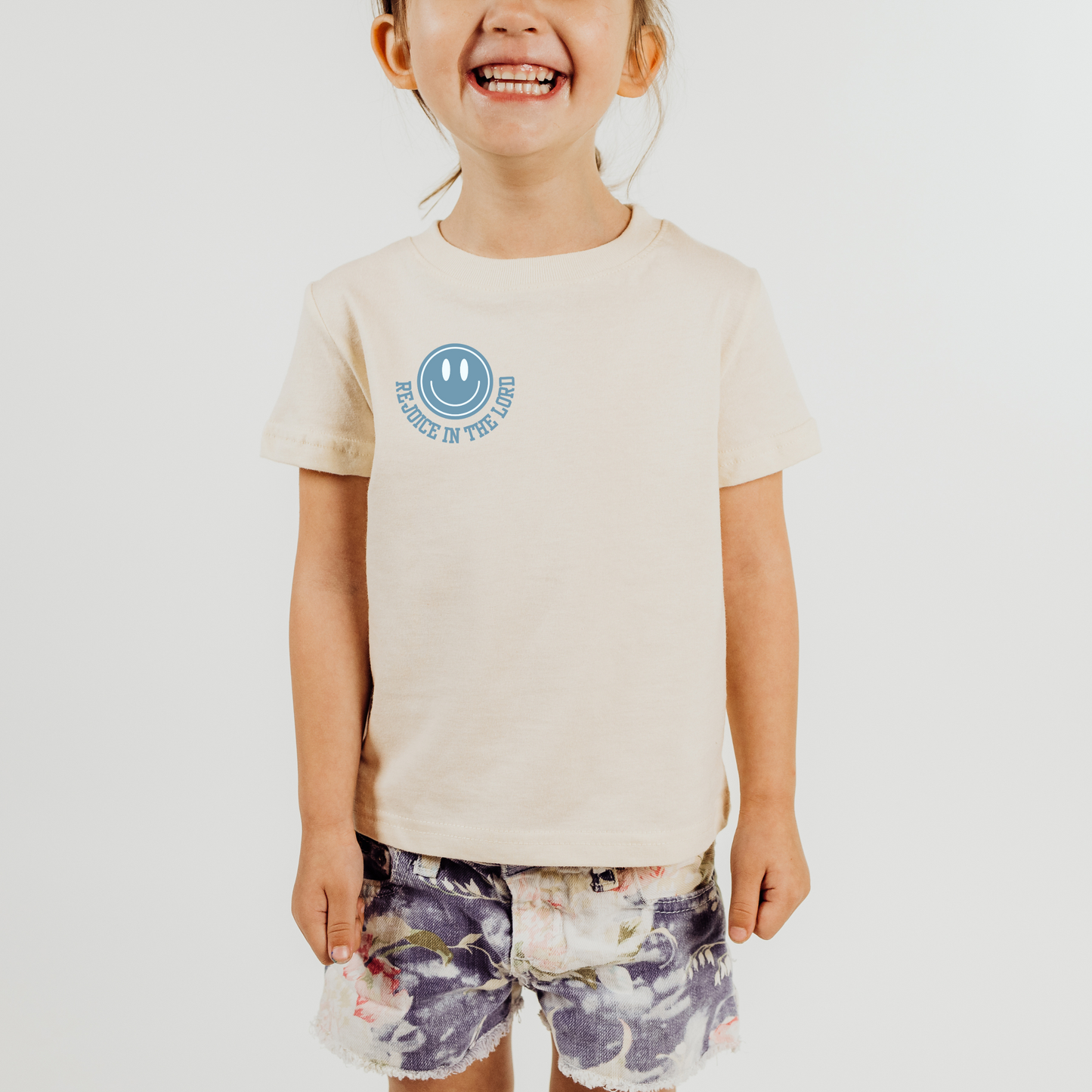 REJOICE! Kids T-Shirt in BLUE